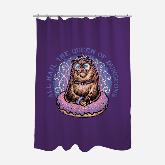The Queen Of Dungeons-None-Polyester-Shower Curtain-glitchygorilla