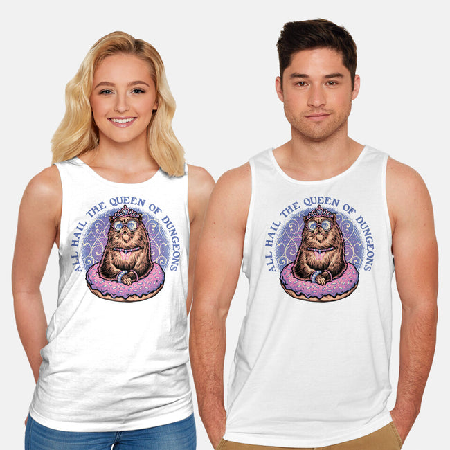 The Queen Of Dungeons-Unisex-Basic-Tank-glitchygorilla