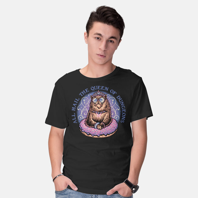 The Queen Of Dungeons-Mens-Basic-Tee-glitchygorilla