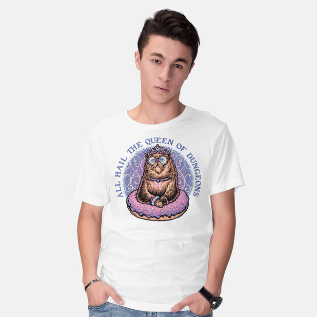 The Queen Of Dungeons-Mens-Basic-Tee-glitchygorilla