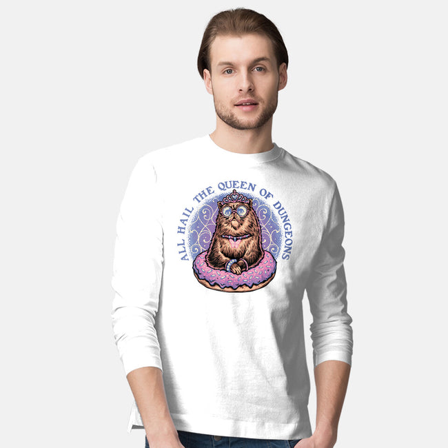 The Queen Of Dungeons-Mens-Long Sleeved-Tee-glitchygorilla