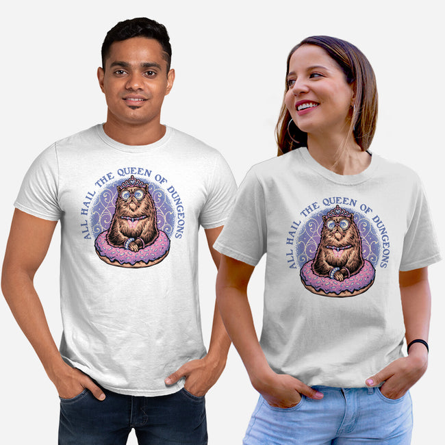 The Queen Of Dungeons-Unisex-Basic-Tee-glitchygorilla