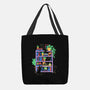 Rainbow Bookshelf Cats-None-Basic Tote-Bag-tobefonseca