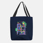 Rainbow Bookshelf Cats-None-Basic Tote-Bag-tobefonseca