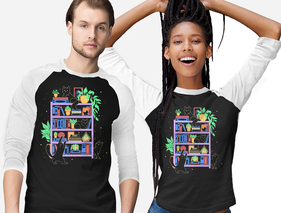 Rainbow Bookshelf Cats