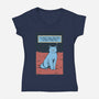 I'm Tired Of Earth-Womens-V-Neck-Tee-tobefonseca
