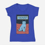I'm Tired Of Earth-Womens-V-Neck-Tee-tobefonseca
