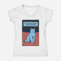 I'm Tired Of Earth-Womens-V-Neck-Tee-tobefonseca