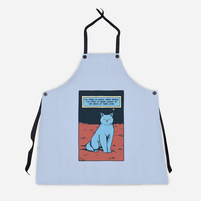 I'm Tired Of Earth-Unisex-Kitchen-Apron-tobefonseca
