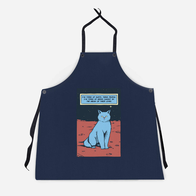 I'm Tired Of Earth-Unisex-Kitchen-Apron-tobefonseca