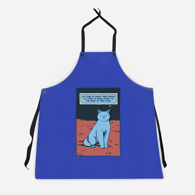 I'm Tired Of Earth-Unisex-Kitchen-Apron-tobefonseca