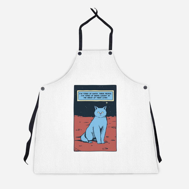 I'm Tired Of Earth-Unisex-Kitchen-Apron-tobefonseca