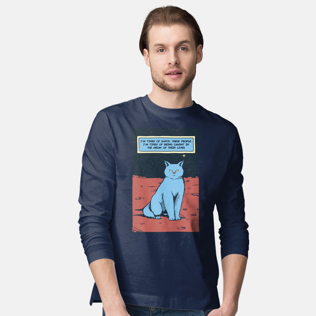 I'm Tired Of Earth-Mens-Long Sleeved-Tee-tobefonseca
