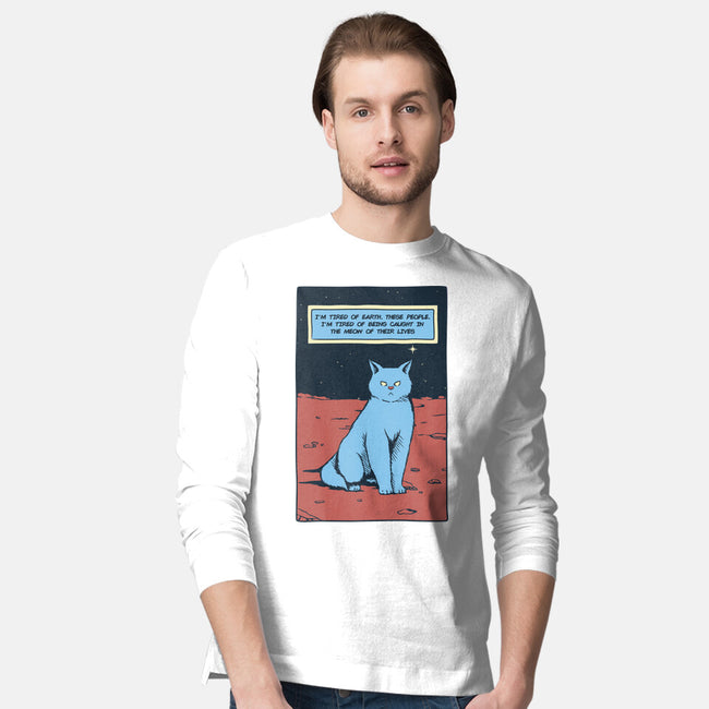 I'm Tired Of Earth-Mens-Long Sleeved-Tee-tobefonseca