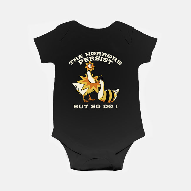 The Horrors Persist But So Do I-Baby-Basic-Onesie-tobefonseca