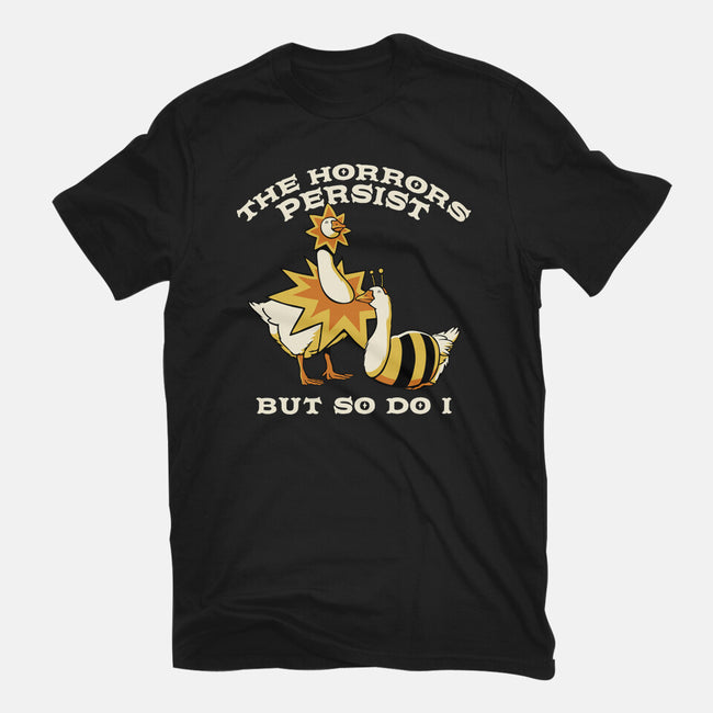 The Horrors Persist But So Do I-Womens-Fitted-Tee-tobefonseca