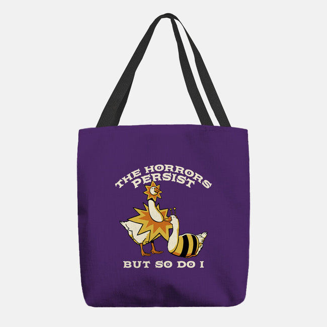 The Horrors Persist But So Do I-None-Basic Tote-Bag-tobefonseca