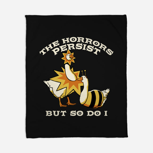 The Horrors Persist But So Do I-None-Fleece-Blanket-tobefonseca