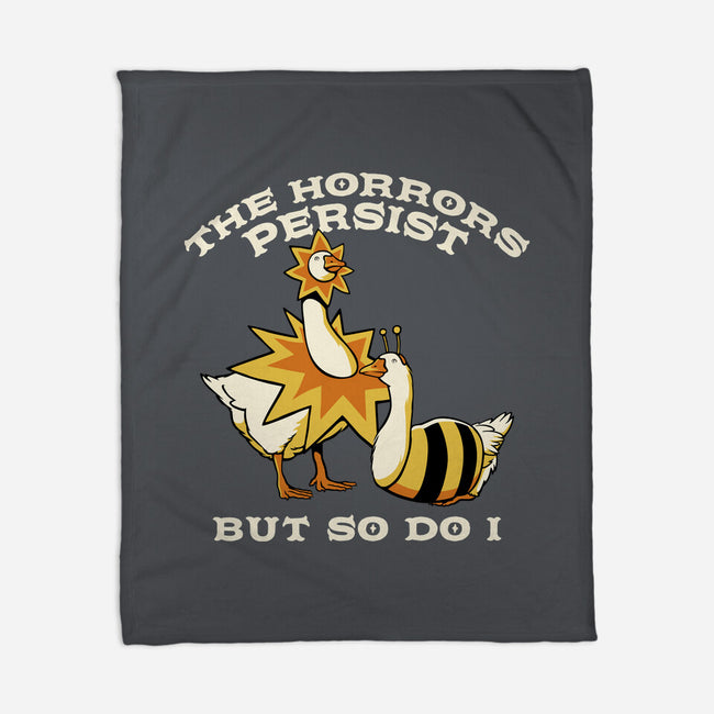 The Horrors Persist But So Do I-None-Fleece-Blanket-tobefonseca