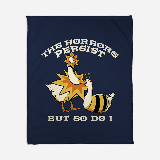 The Horrors Persist But So Do I-None-Fleece-Blanket-tobefonseca