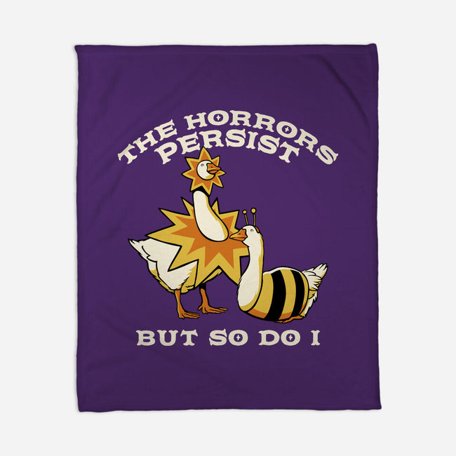 The Horrors Persist But So Do I-None-Fleece-Blanket-tobefonseca