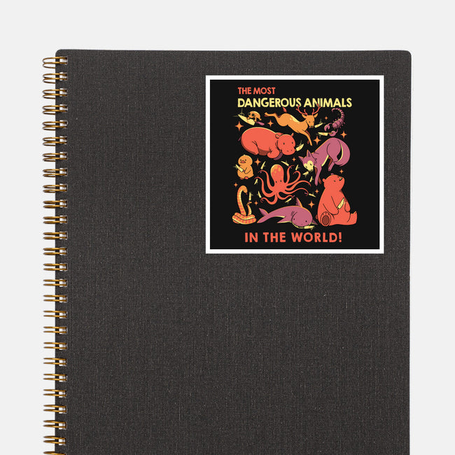 Dangerous Animals That Choose Violence-None-Glossy-Sticker-tobefonseca