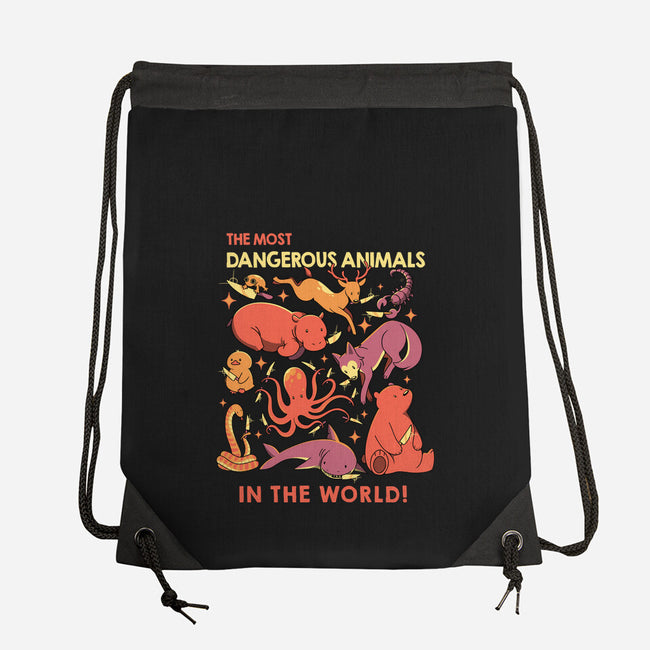 Dangerous Animals That Choose Violence-None-Drawstring-Bag-tobefonseca