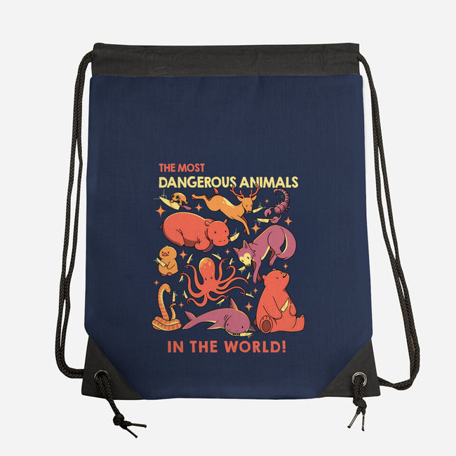 Dangerous Animals That Choose Violence-None-Drawstring-Bag-tobefonseca