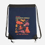 Dangerous Animals That Choose Violence-None-Drawstring-Bag-tobefonseca