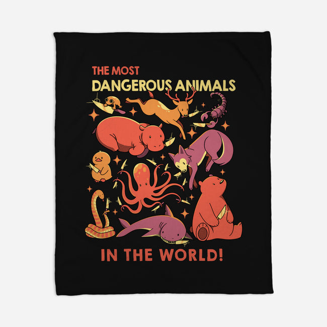 Dangerous Animals That Choose Violence-None-Fleece-Blanket-tobefonseca
