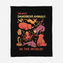 Dangerous Animals That Choose Violence-None-Fleece-Blanket-tobefonseca