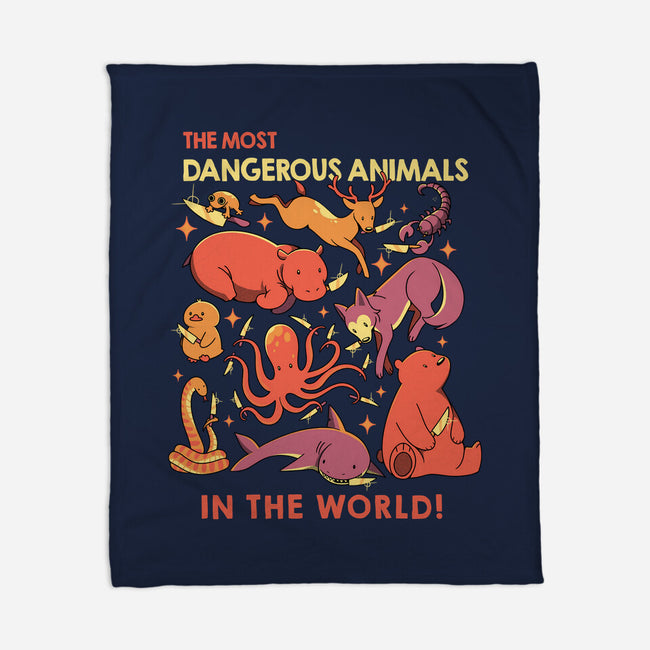 Dangerous Animals That Choose Violence-None-Fleece-Blanket-tobefonseca