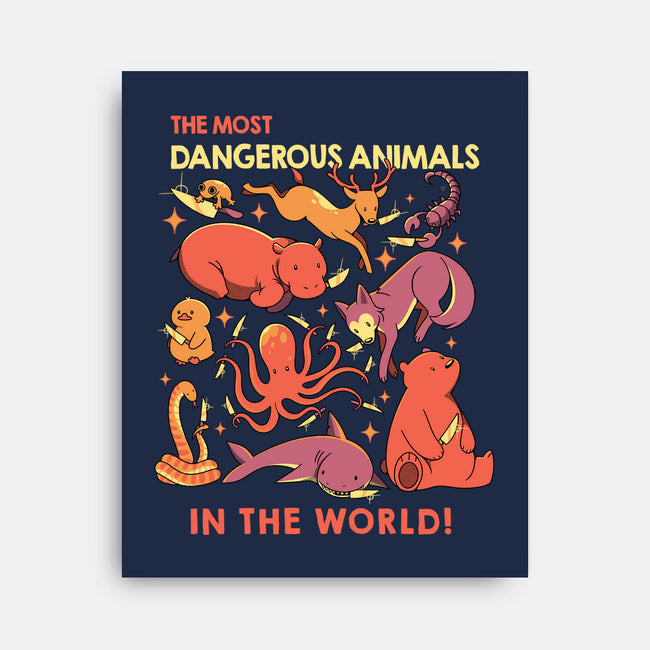 Dangerous Animals That Choose Violence-None-Stretched-Canvas-tobefonseca