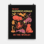 Dangerous Animals That Choose Violence-None-Matte-Poster-tobefonseca