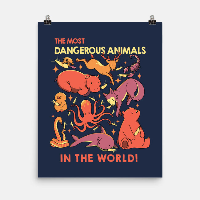 Dangerous Animals That Choose Violence-None-Matte-Poster-tobefonseca