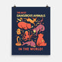 Dangerous Animals That Choose Violence-None-Matte-Poster-tobefonseca