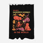 Dangerous Animals That Choose Violence-None-Polyester-Shower Curtain-tobefonseca