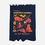 Dangerous Animals That Choose Violence-None-Polyester-Shower Curtain-tobefonseca
