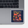 Dangerous Animals That Choose Violence-None-Glossy-Sticker-tobefonseca