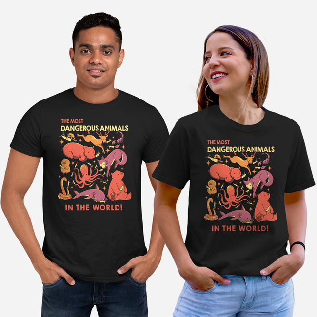 Dangerous Animals That Choose Violence-Unisex-Basic-Tee-tobefonseca
