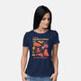 Dangerous Animals That Choose Violence-Womens-Basic-Tee-tobefonseca