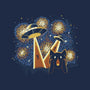 Alien Invasion Cat Scream-None-Basic Tote-Bag-tobefonseca