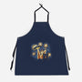Alien Invasion Cat Scream-Unisex-Kitchen-Apron-tobefonseca