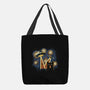 Alien Invasion Cat Scream-None-Basic Tote-Bag-tobefonseca