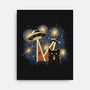 Alien Invasion Cat Scream-None-Stretched-Canvas-tobefonseca