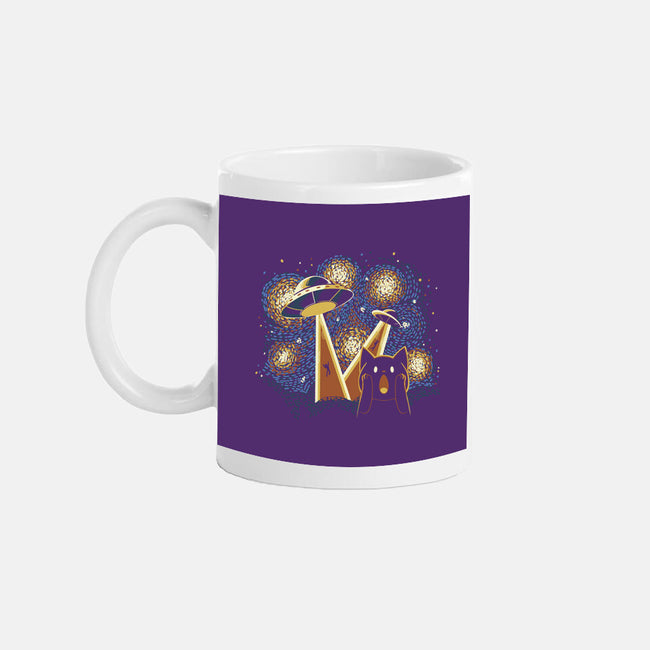 Alien Invasion Cat Scream-None-Mug-Drinkware-tobefonseca