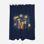 Alien Invasion Cat Scream-None-Polyester-Shower Curtain-tobefonseca