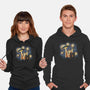 Alien Invasion Cat Scream-Unisex-Pullover-Sweatshirt-tobefonseca
