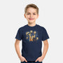 Alien Invasion Cat Scream-Youth-Basic-Tee-tobefonseca