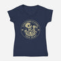 It's Going Tibia Okay-Womens-V-Neck-Tee-tobefonseca